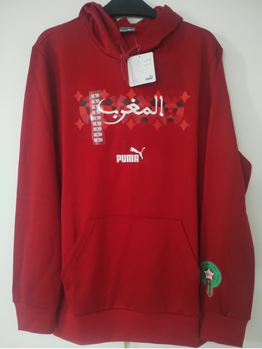 Poleron Canguro Selección De Marruecos Talla L Original