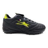 Zapato De Futbol Soccer Para Joven Eescord 3040 Negro/verde