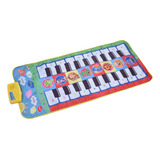 Alfombrilla De Piano Para Niños Con Doble Teclado, 20 Teclas