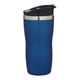 Copo Térmico Mor Aço Inox Coffee To Go Cor Azul 450ml