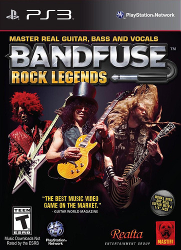 Jogo Musica Bandfuse Rock Legends Ps3 Playstation Sem O Cabo