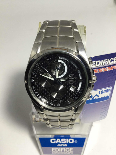 Reloj Casio Edifice Cronógrafo Hombre Acero Inoxidable Ef565