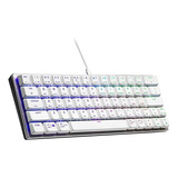 Cooler Master Sk620 - Teclado Mecánico 60% Blanco Pl