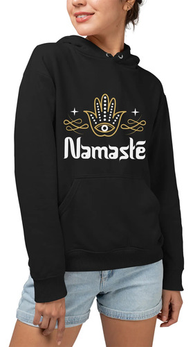 Sudadera Con Gorro Hoodie Para Mujer Namasté Yoga