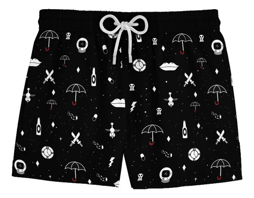 Short Bermuda Masculino The Umbrella Academy Série Ref 398