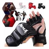 Guantes De Boxeo Con Entrenamiento De Medio Dedo Kickboxing