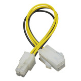 Cable Extensor 4 Pin Cpu Atx 12v Alimentación Macho A Hembra
