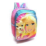 Mochila Infantil Escolar Meninas Barbie Pets Costas G F5 