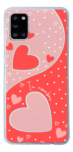 Funda Para Galaxy Para Mujer Corazones Con Tu Nombre