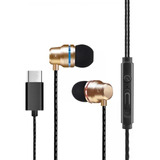 6 Auriculares Usb Tipo C Con Cable Audio In-ear Auriculares