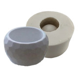 Molde Forma Silicone Mini Vaso Redondo Gesso Cimento Resina