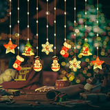 Rensanr Luces De Ventana De Navidad, 8 Modos De Flash, Luces