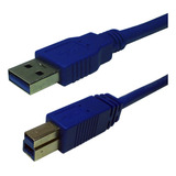 Cabo Para Impressora Usb 3.0 1,8m