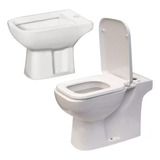 Combo Sanitarios Inodoro Piazza Amalfi + Bidet 1 Agujero