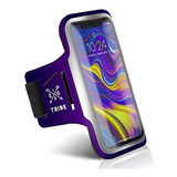 Brazalete Tribe Running  Porta Celular - Talle L  Purpura