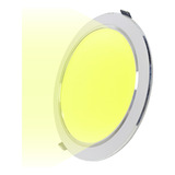 Panel Led 6w Embutir Incrustar Redondo Luz Calida Certificad Color Blanco