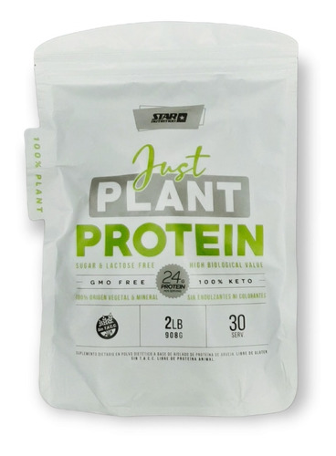 Just Plant Protein X2lb - Star Nutrition - Proteína Vegana 