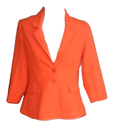 Blazer, Naranja Fosforescente,  Poliester, Talla M