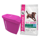 Eukanuba Fit Body Grande 15 Kg + Tacho Contenedor / Mr Dog