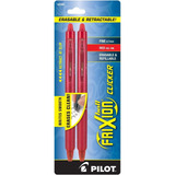 2 Plumas Pilot Frixion Clicker Retráctil Tinta Gel Borrable