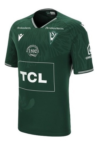 Camiseta Santiago Wanderers 2022 Local Verde Macron Nueva