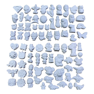 90 Figuras De Yeso Mayoreo Para Pintar Fiestas Infantiles | Meses sin interés