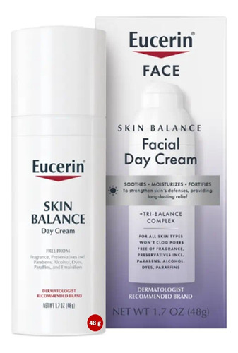 Eucerin Skin Balance Crema Hidratante Facial De Día 48g