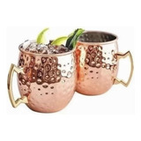 El Pack 2 Mugs Cobre Tragos Moscow Mule Mojito Bar 600ml G1