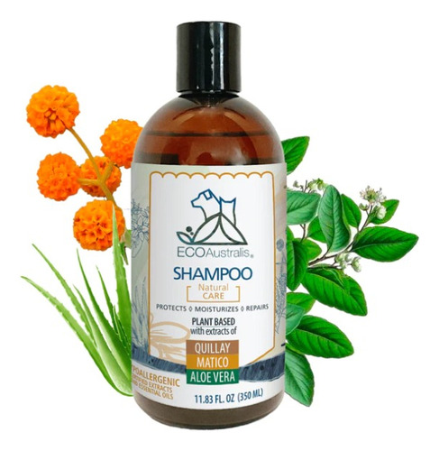 Shampoo Hipoalergénico Humectante Perros Y Gatos Plant Based
