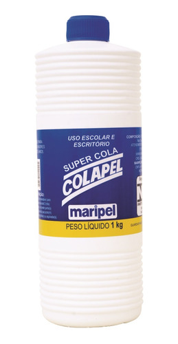 Cola Branca Liquida Escolar Para Slime 1kg Maripel