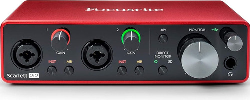 Interface Audio Usb Focusrite Scarlett 2i2 - 3ra Gen