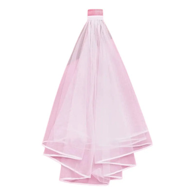 Velo De Novia Doble Capa Boda Primera Comunión Despedida Color Agua | MercadoLibre