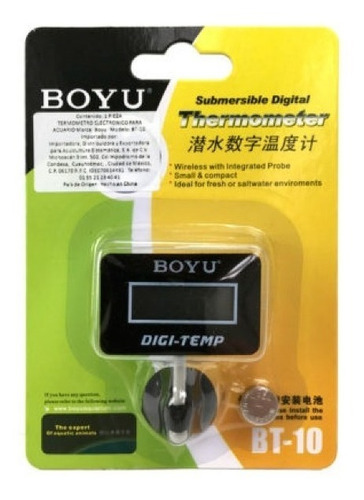 Termómetro Boyu Bt-010 Digital Para Acuario Peces