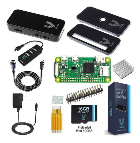 Kit De Inicio Completo Raspberry Pi Zero W, Edición Premium 