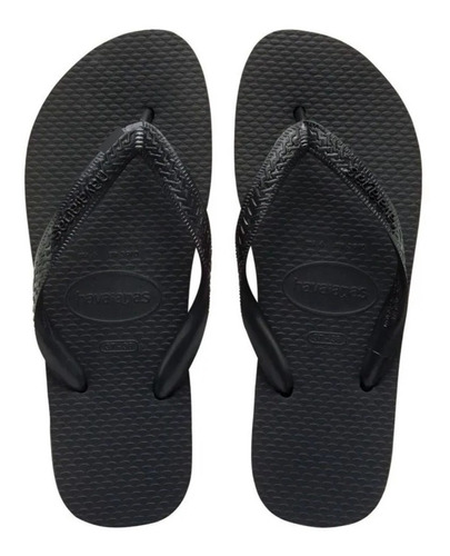 Havaianas Ojotas Lisas Color Negro Unisex Originales