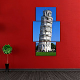 Cuadros Tripticos Modernos Torre Pisa
