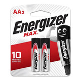 Pilas Energizer Max Alcalina Aa De 2 Unidades