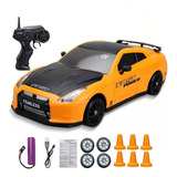 Un Coche De Juguete Drift Rc Car 4wd Rc Drift Control De 2.4 Color Gtr Personaje Gtr