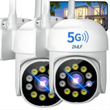 2nlf®  2pcs Cámaras De Seguridad Exterior Wifi 5g/2.4g 1080p