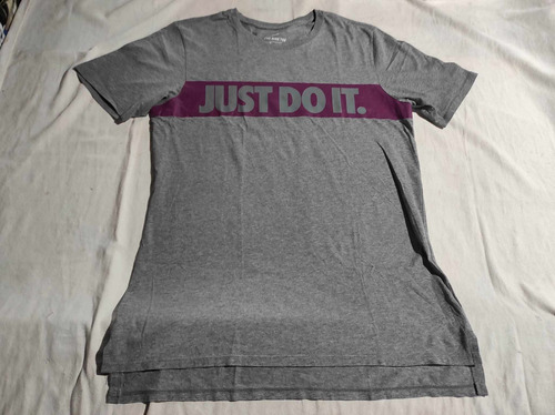 Playera Nike Just Do It Gris Talla M