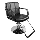 Silla Barberia, Salon Peluqueria Profesional Slim Negra