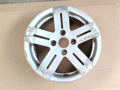 Rin 14 Platina Clio R14 Original 4/100 Detalle Fisura 