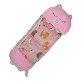 Happy Sleeping Saco De Dormir Para Niños-gato Rosa 130*50cm