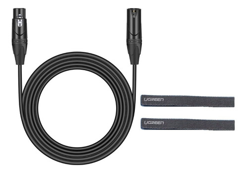 Cable Ugreen Xlr Macho Hembra 5mt Para Micrófono