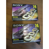 Cassette Sony Cd.it 74 M Lote De 2 Pc ( C10 )