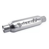 Escape Bala Resonador Vauli 12 X 3 1/2 Alto Flujo Acero Inox