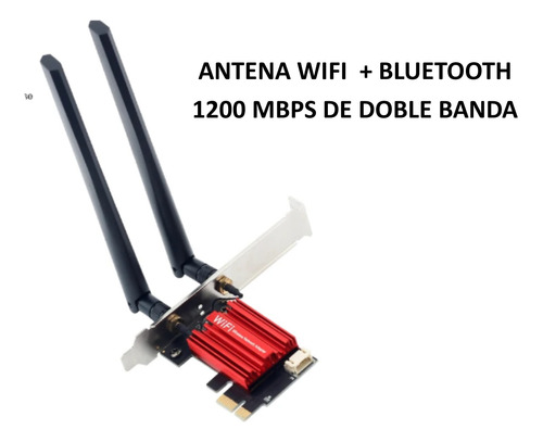 Tarjeta Wifi De Red Inalambrica Bluetooth Doble Banda Nueva