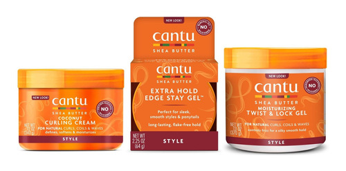 Cantu Kit De Tratamiento Capilar Con Crema Rizadora De Coco,