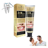 Pasta Dental Blanqueadora 24k Quita Manchas Aliento Fresco