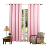 Cortina Corta Luz Blackout Blecaute 2,80 X 2,30 Rosa Menina